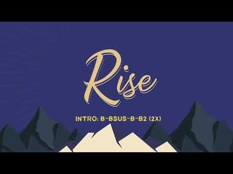 RISE LYRIC VIDEO W CHORDS CFC Theme Song 2023