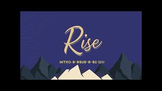 Rise Lyric Video W Chords Cfc Theme Song 2023