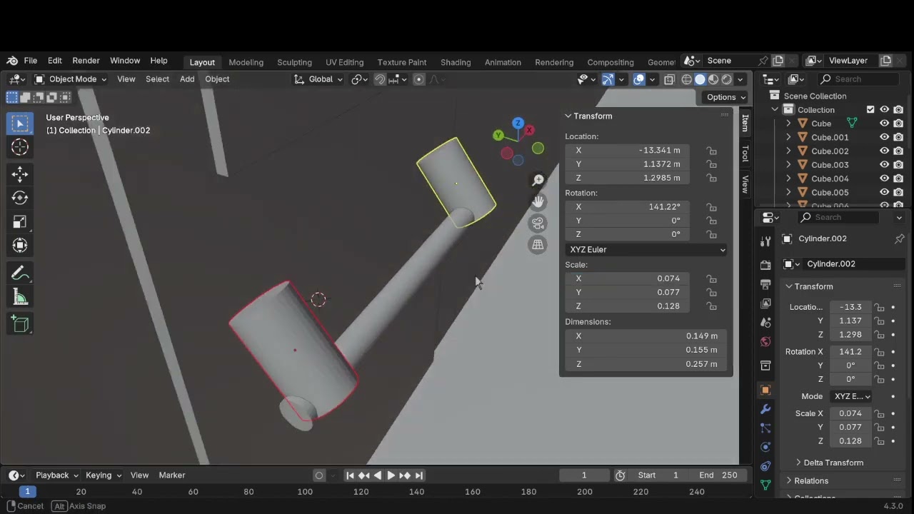 Modeling a corridor (part 2)