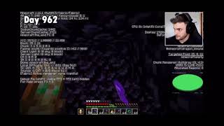 Sb737 Almost dies in 1000 days hardcore Minecraft!!