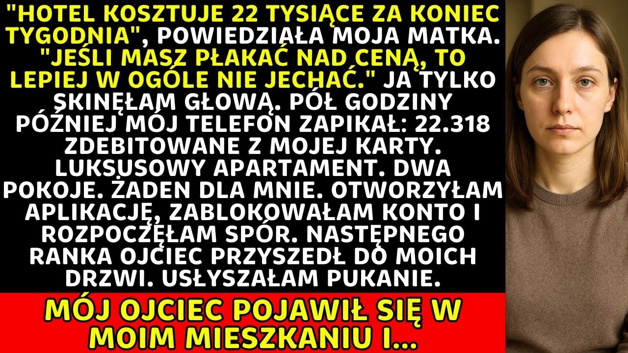 Rodzice użyli mnie za luksusową podróż, ale nie spodziewali się