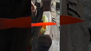 Hot Forging Process to Create a Razor-Sharp Knife #blacksmith #work