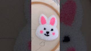 Making a cute rabbit mug rug 🐰✨ #mugrug #diy #smallbusinessdiaries #handmade