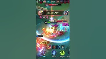 Aamon double kill vs Ruby and Saber #mobilelegends #mlbb #gaming #shorts