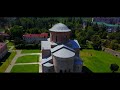 Абхазия.Патриарший собор. Пицундский храм с высоты . дрон DJI Mavic Pro