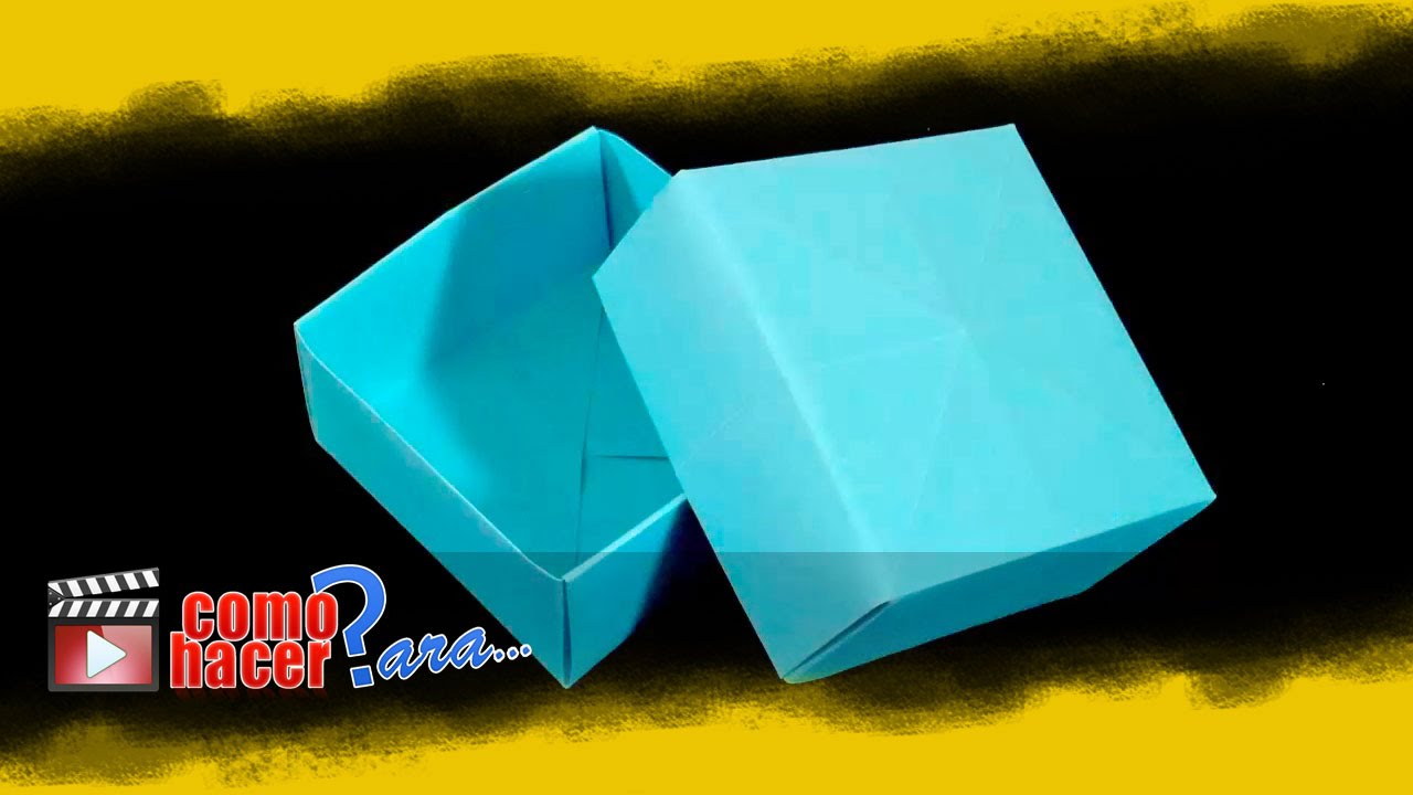 Origami Cómo Hacer Una Caja De Papel Youtube