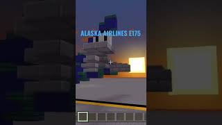 Alaska Airlines E175 In minecraft