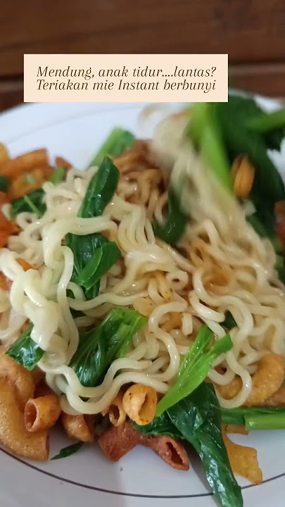 Mendung... Teriakan mie Instant berbunyi #vidioshort #cooking #iburumahtangga