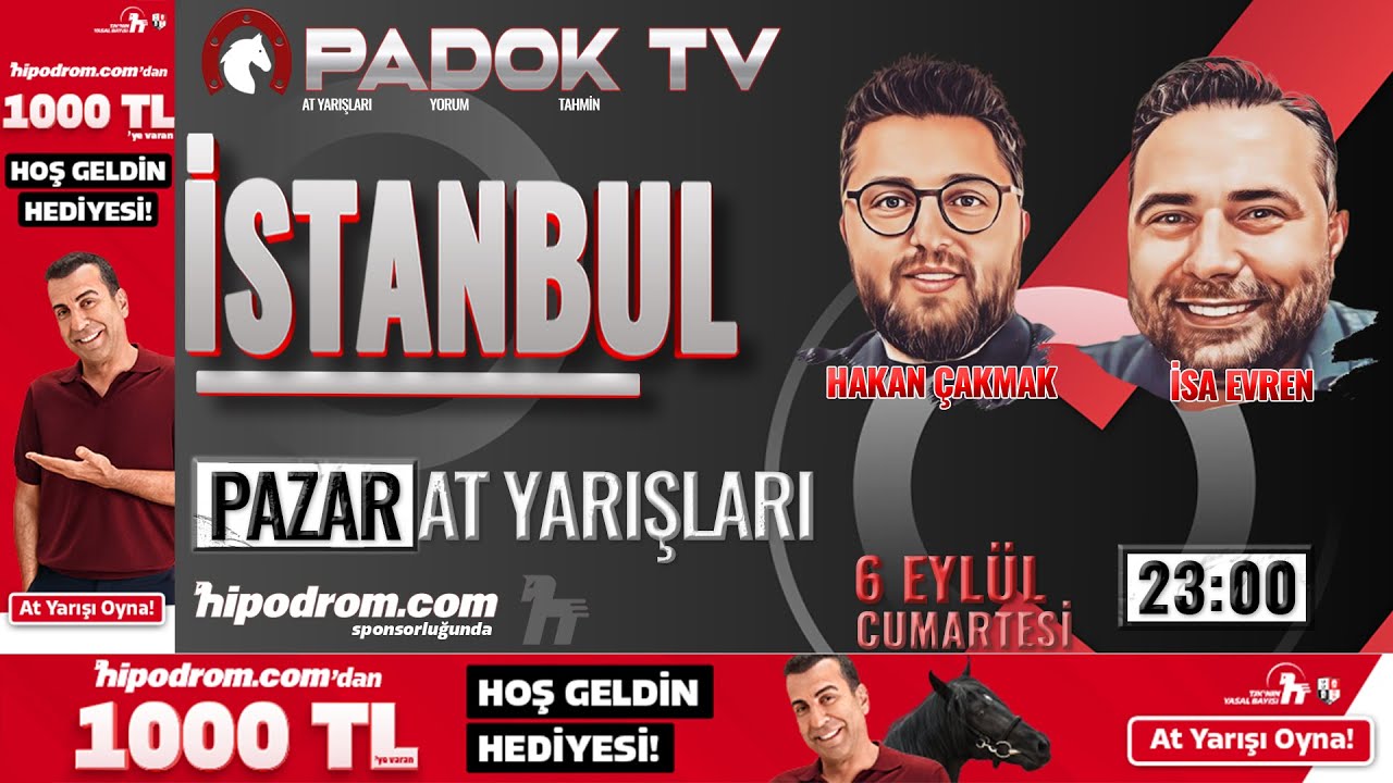 07 Eylül 2025 // İstanbul At Yarışı Tahminleri // Hakan Çakmak - İsa Evren