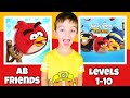 Angry Birds Friends,AB Friends Game LEVELS 1 10