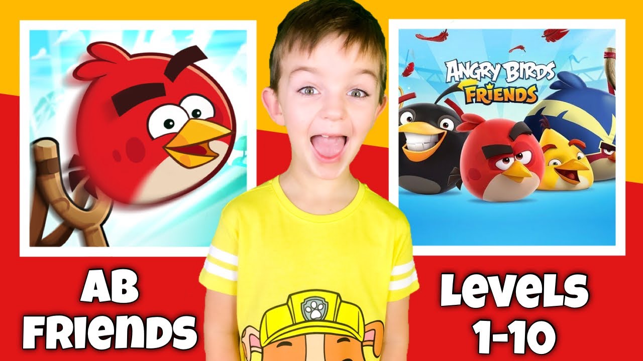 Игра Angry Birds Friends, AB Friends УРОВНИ 1-10
