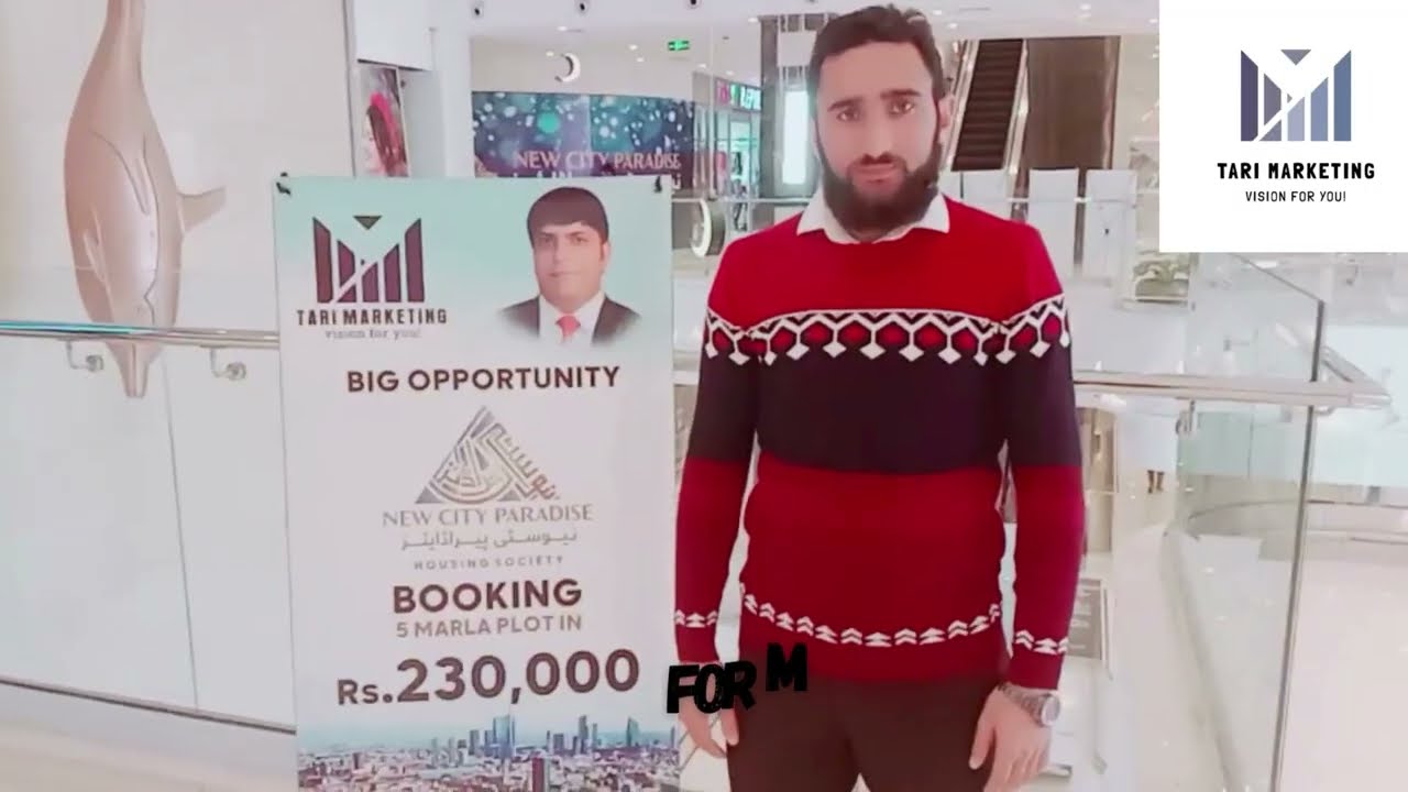 NEW CITY PARADISE | OFFERING EXTENSIVE PLOT SIZES| AFFORDABLE RATES | TARI MARKETING