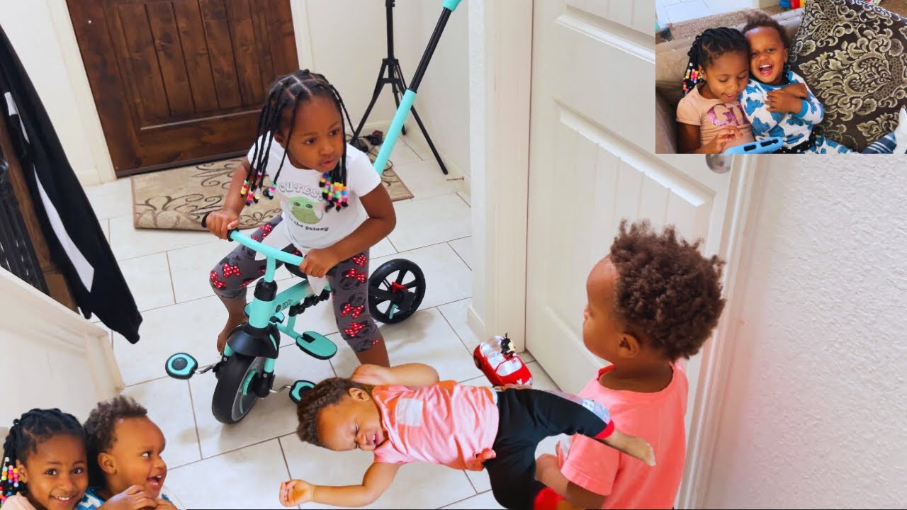 Big Sister Saves The Day After One Year Old Throws Tantrums For Her