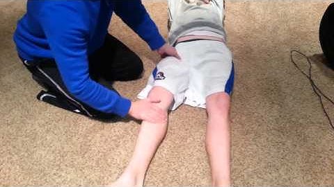 How to treat an externally rotated leg