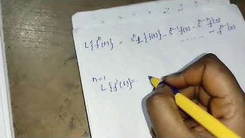 Solving linear differential equations with constant coefficient using Laplace Transform method
