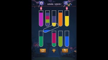 Water color sort puzzle level 1060 ios android / Sort water color puzzle level 1060 ios ipad #shorts