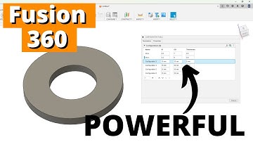 3D modelling every flat washer ever in Fusion 360