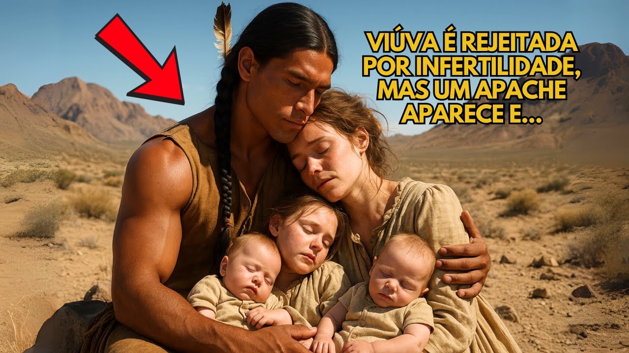 💔Ela foi abandonada no deserto por ser INFÉRTIL , mas um APACHE SOLTEIRO a fez mãe de trigemêos