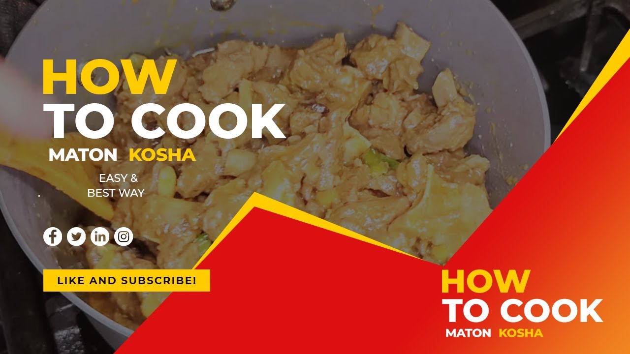 🆕mutton Kosha Bengali Recipe | Kasha Mangsho | Bengali Slow Cooked Mutton Curry | ➡ Mutton Kosha