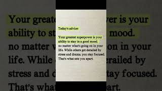 today advice 💯 #motivation #success #selfimprovement #mindset #discipline #shorts