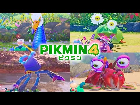【ピクミン4 無犠牲】ピクミンたちVS中ボスたち!!苦戦しながらもお宝を回収していくぞ!#26 Pikmin vs. mid-bosses【ピクミン4】