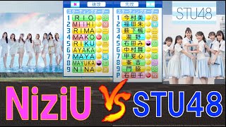 【ミイヒ復帰記念試合】NiziU と STU48が野球で交流試合を行いました【パワプロ2020】
