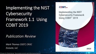 Review of the Implementing the NIST CSF and COBIT 2019 Guidance