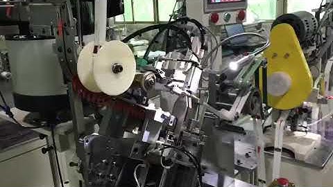 HY-880N Nylon zipper slider mounting, top stop and open end cutting machine