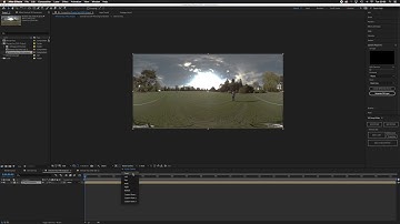 Stabilising 360/VR footage in After Effects Tutorial.