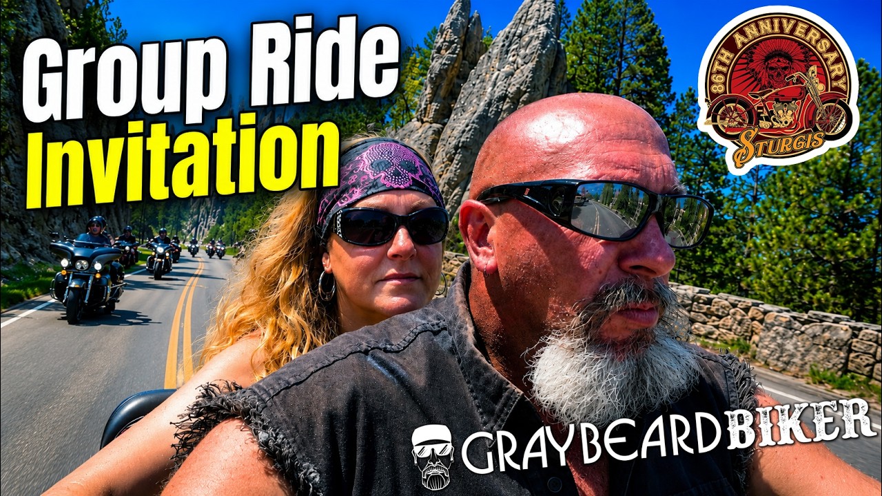 Sturgis Group Ride Invitation: Badlands & Black Hills Loop | Needles Hwy, Iron Mountain Rd, and more
