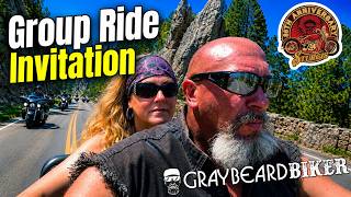 Sturgis Group Ride Invitation: Badlands & Black Hills Loop | Needles Hwy, Iron Mountain Rd, and more