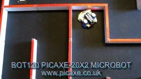 Picaxe microbot micromouse mod