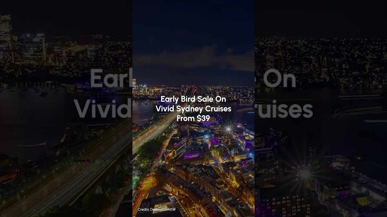 The EARLY BIRD SALE is now LIVE, and you definitely don’t want to miss out! #vividsydney #sydney