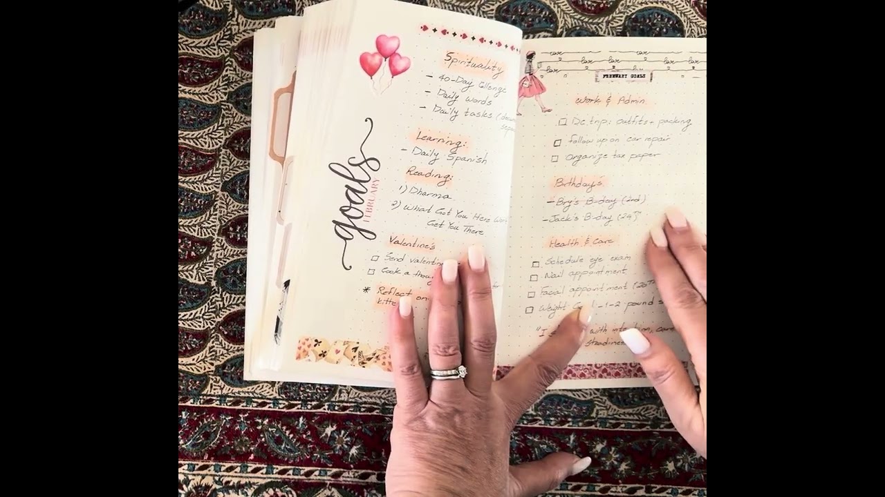 A Cozy Plan With Me | Goals, Bucket List & Weekly Planning (Planner Perfect)