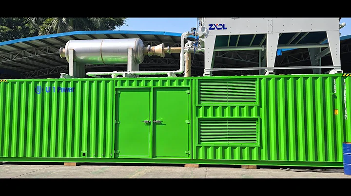U1 Power-1MW Cummins Natural Gas Type Generator Set Full-load-testing