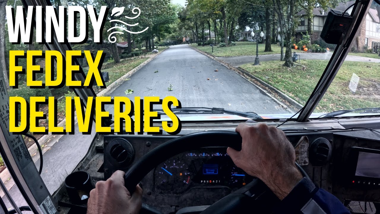 FedEx POV: Delivering in the Wind | Surprisingly Relaxing 💨