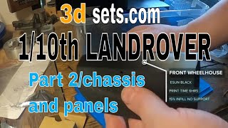 A 3D PRINTED LANDROVER 90! 3dsets.com PART 2