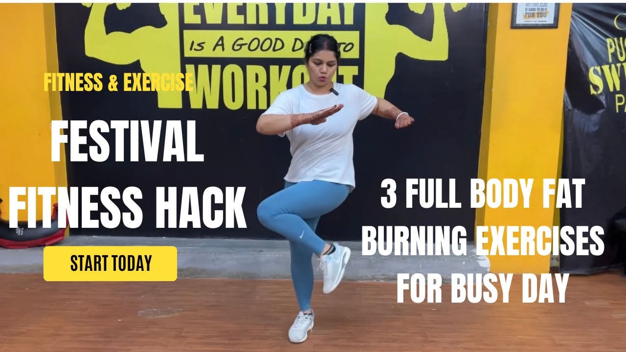 The Full Body Fat Fix Reviews Festival Fitness Fix! 3 Exercises to Blast Full Body Fat & Calories 🔥