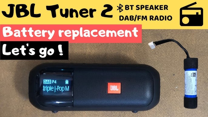 Caixa de Som Jbl Tuner 2 com Rádio Fm Bluetooth Preta 12H de