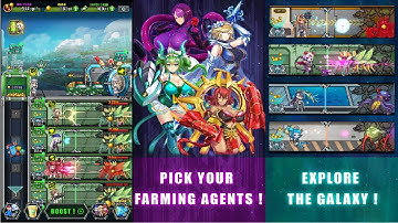 Idle Space Farmer - Waifu Manager Simulator Android Gameplay