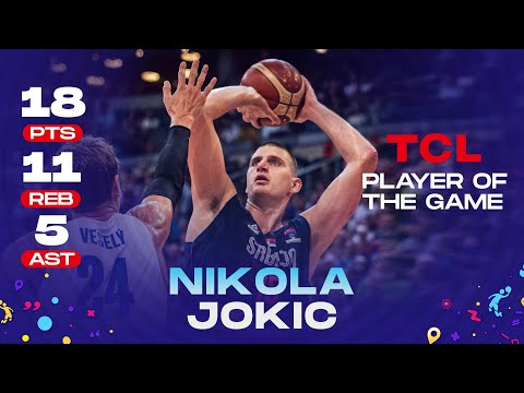 Nikola JOKIC 🇷🇸 | 18 PTS | 11 REB | 5 AST | TCL Player of the Game vs. Czech Republic