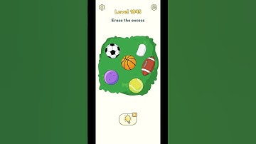 DOP 2 Level 1045 Walkthrough - "Erase the excess (game ball)" #shorts
