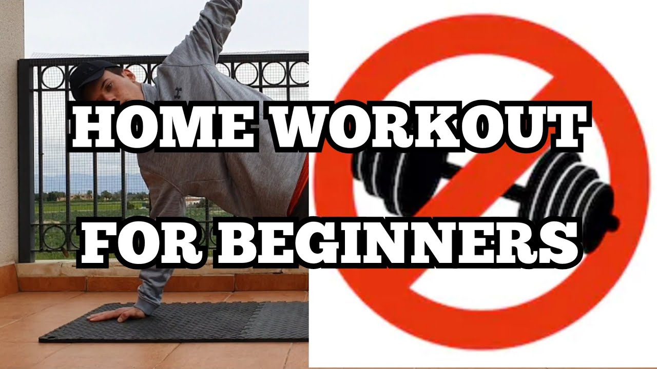 HOME WORKOUT FOR BEGINNERS *NO EQUIPMENT* YouTube
