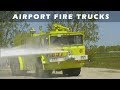 Huge Airport Fire Trucks in Action - Fire Trucks for Kids