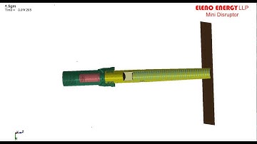 Mini disruptor Working  simulation using Ls-Dyna