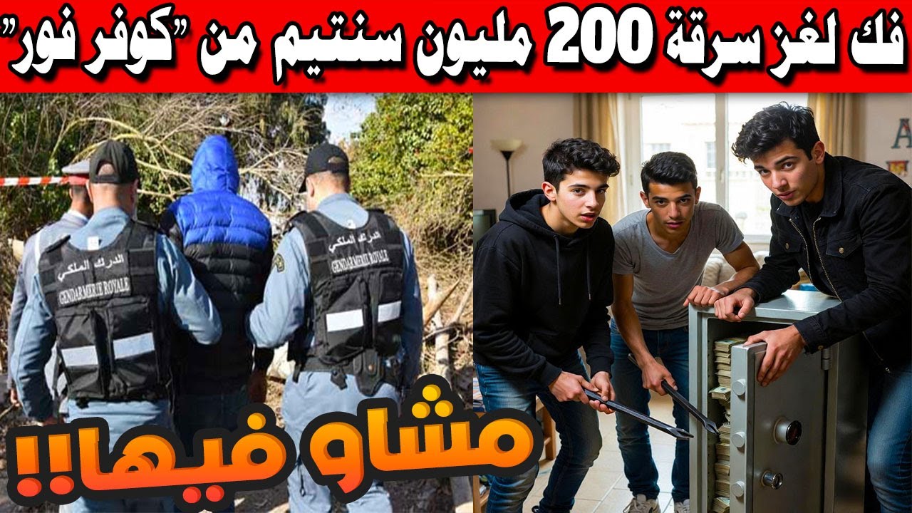 😱 المحمدية… فك لغز سرقة 200 مليون سنتيم من 