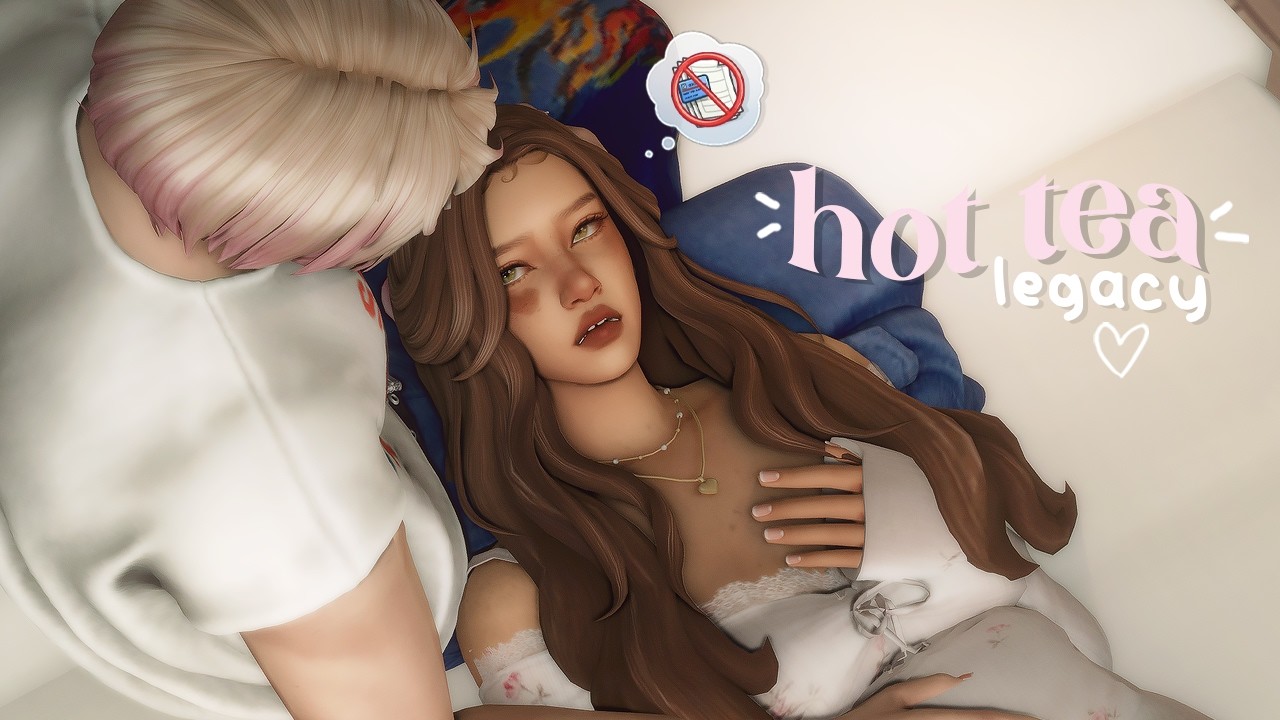 She's young, broke, & very pregnant... 🫣 ~ the sims 4: hot tea legacy