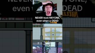 WHY WOULD HE DO THIS 😭 #amongus #amongusgame #streamerclip #amongusmeme