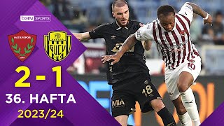 Atakaş Hatayspor 2-1 Mke Ankaragücü 36. Hafta - Trendyol Süper Lig 20232024