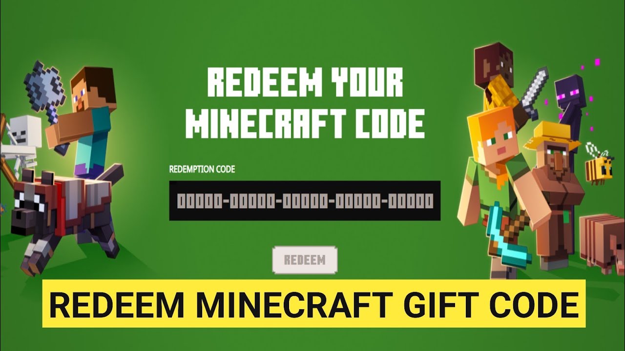 Cara Menukarkan Gift Code (Redeem Code) Minecraft - YouTube